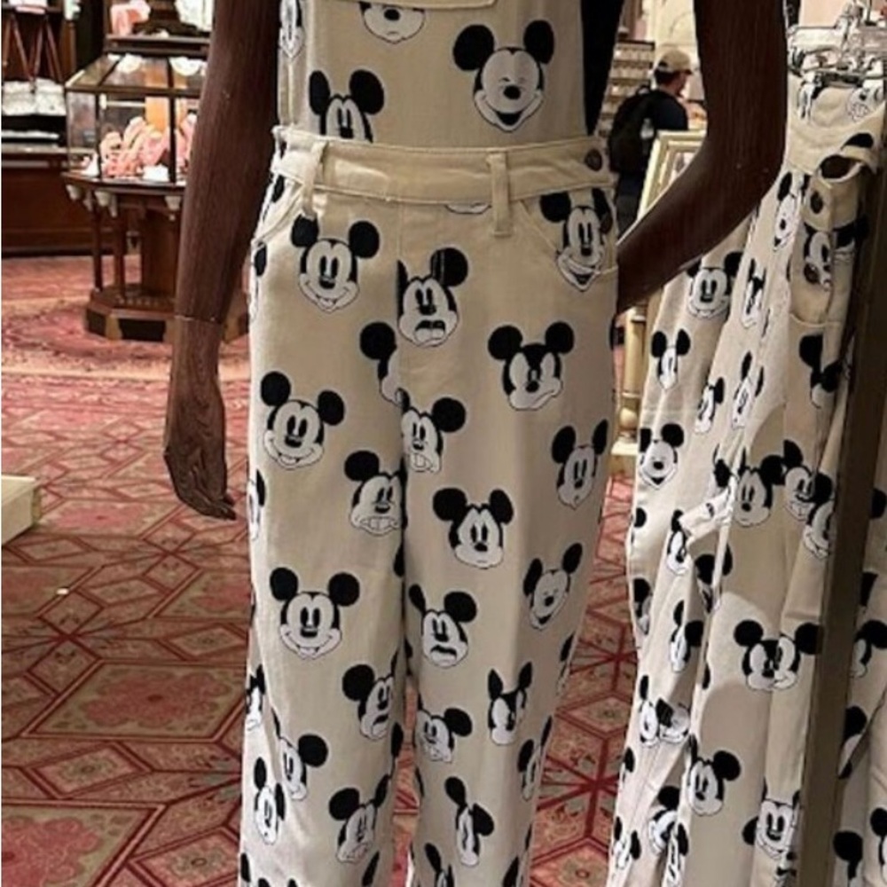 Mickey Mouse Print Women's overalls